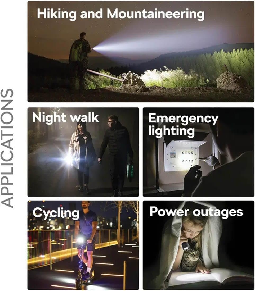 ROCKLIGHT-M54 200W Led Torchlight | 1Km Range