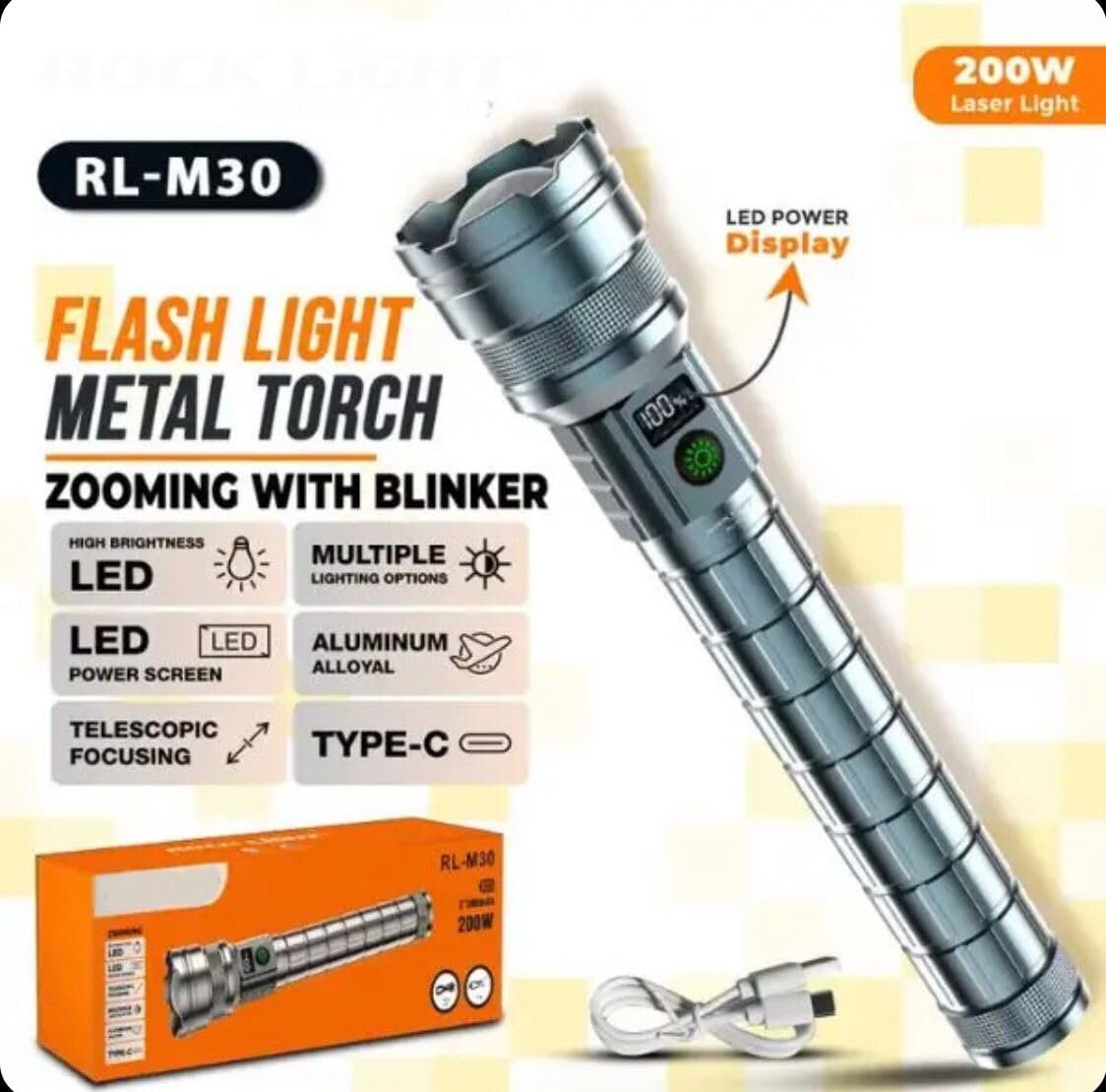 Rock Light RL-M30 LED Torch