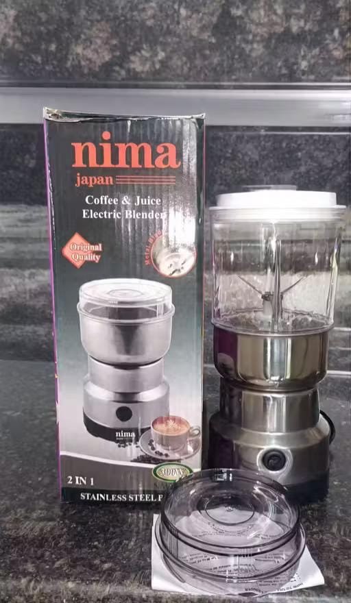 Nima Japan 2-in-1 300W Electric Blender – Stainless Steel Bowl (NM-8300)