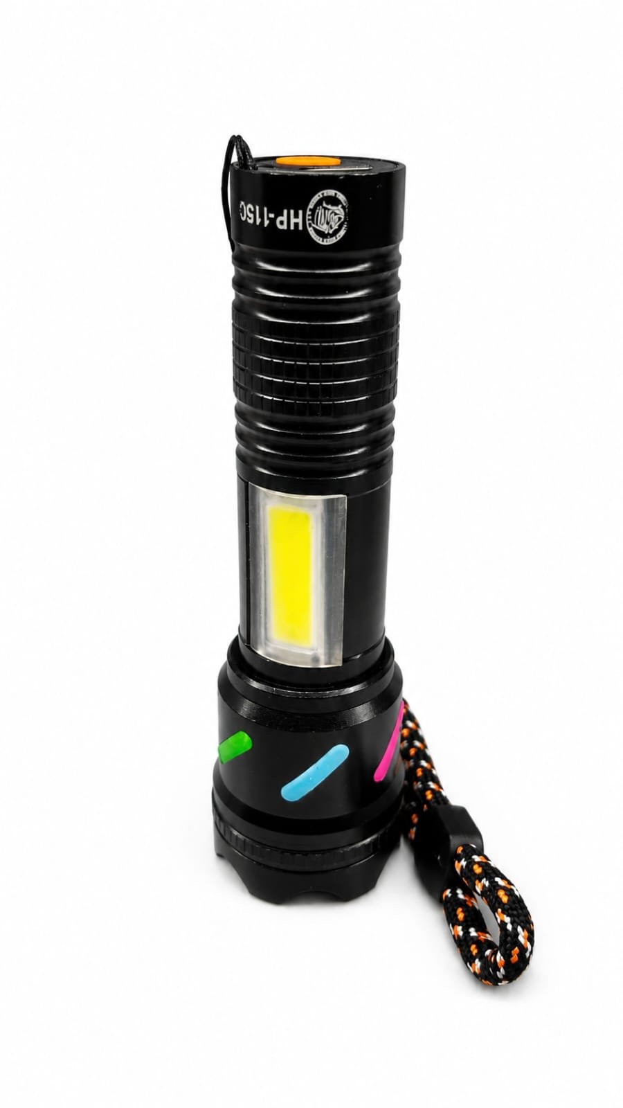 Tiger HP-115c Strong LED Torch Battery 1200mAh | Type C | Zooming LED