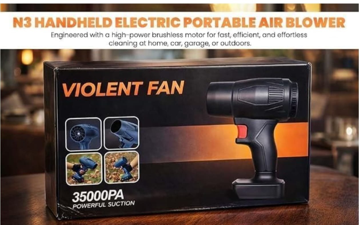 VIOLENT Cordless Air Blower | 35000PA Powerful Blowing Machine