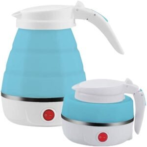 Portable Folding Electric Kettle | Travel Friendly | Foldable | Silicone Water Boiler With Fast Boiling Technology | Electric Tea Coffee Kettle 600ML