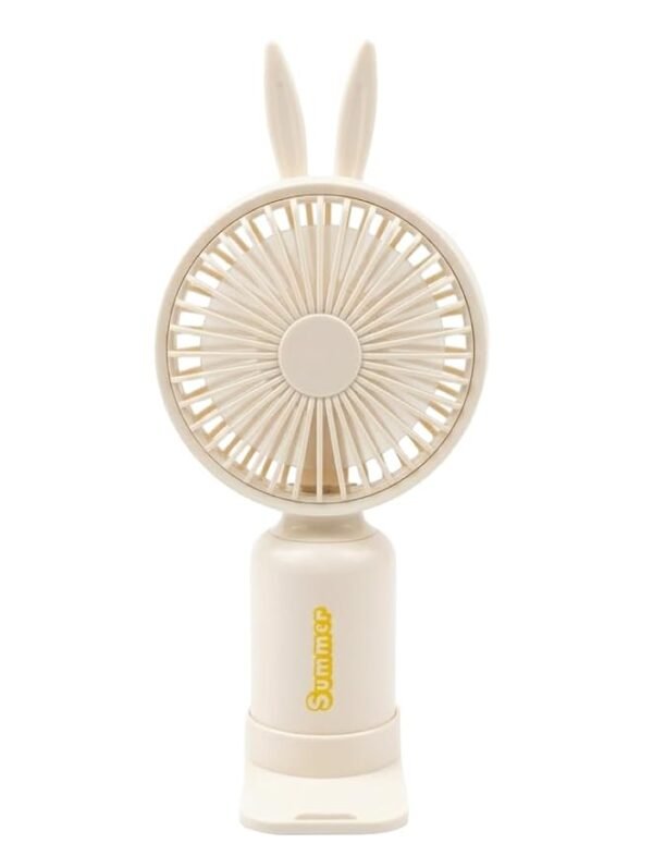 Portable Mini Handheld Fan Antlers Design, Rechargeable USB Fan, High 2 Speed Cooling, Lightweight