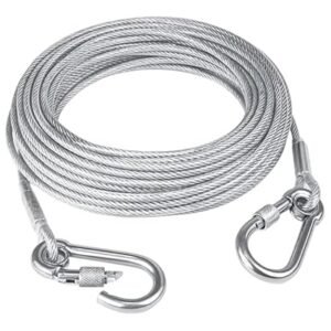 Clothes Drying Rope Stainless Steel Cable 5Meter Pack of 2
