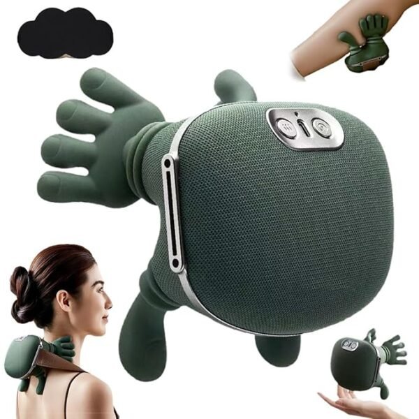 Akari Bionic Heated Massager, Wireless Portable Shiatsu Neck and Back Massager, Electric Deep Tissue 4D Kneading Massage