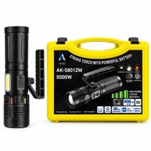 Akari AK-5801 5000w powerfull Monster Torch light Heavy Metal High Quality 