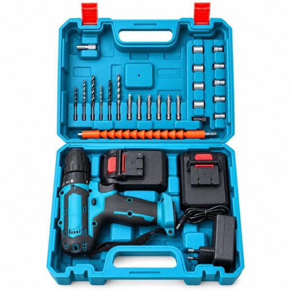 Cordless Drill Machine Kit 🔥 | Double Battery | 24 Tools & Accessories | Powerful Multi-Purpose Drill